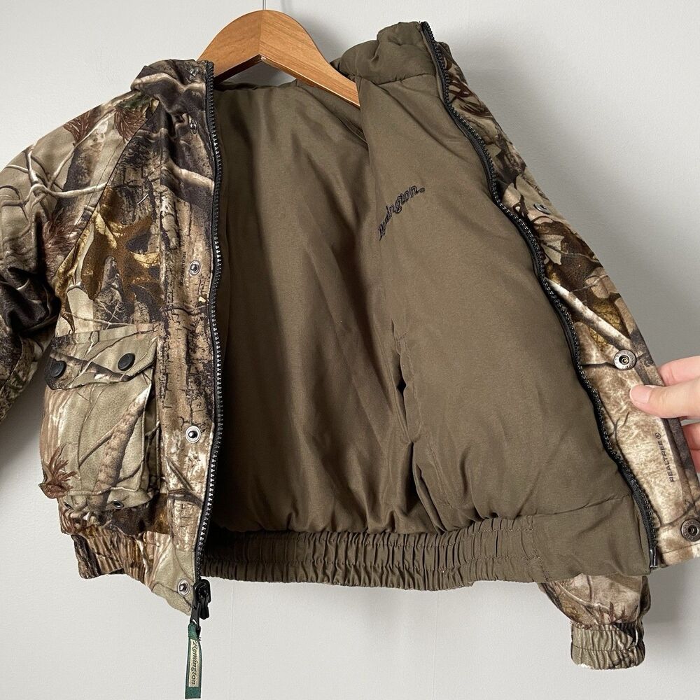Remington Reversible Camouflage Winter Jacket Hunting Fishing Youth Size 6/7 - Picture 6 of 12